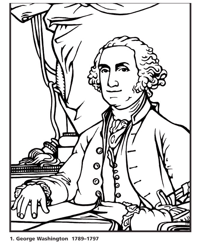  George Washington Coloring Page