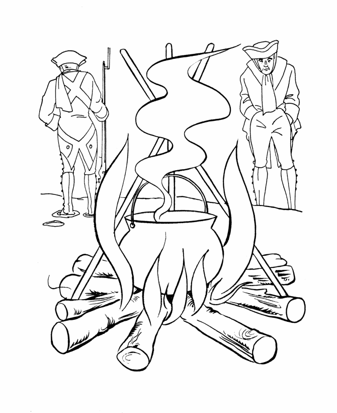  George Washington Coloring Page