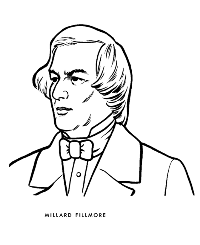  Millard Fillmore Coloring Page