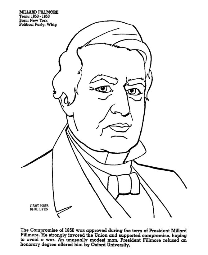 usa presidents coloring pages