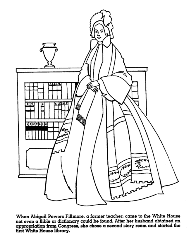  Millard Fillmore Coloring Page