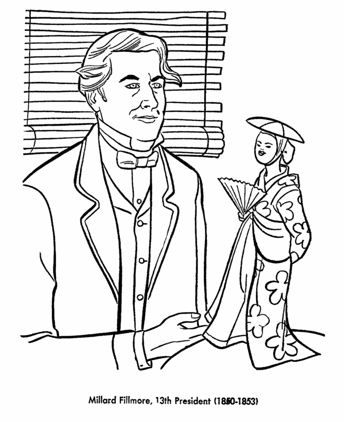  Millard Fillmore Coloring Page