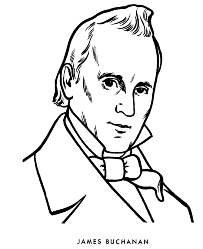 james buchanan coloring pages - photo #1