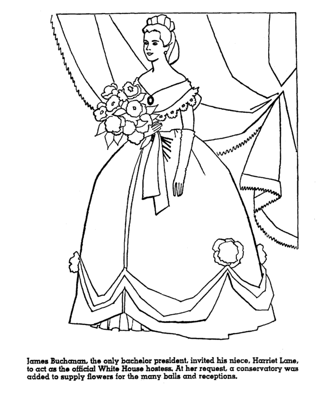  James Buchanan Coloring Page