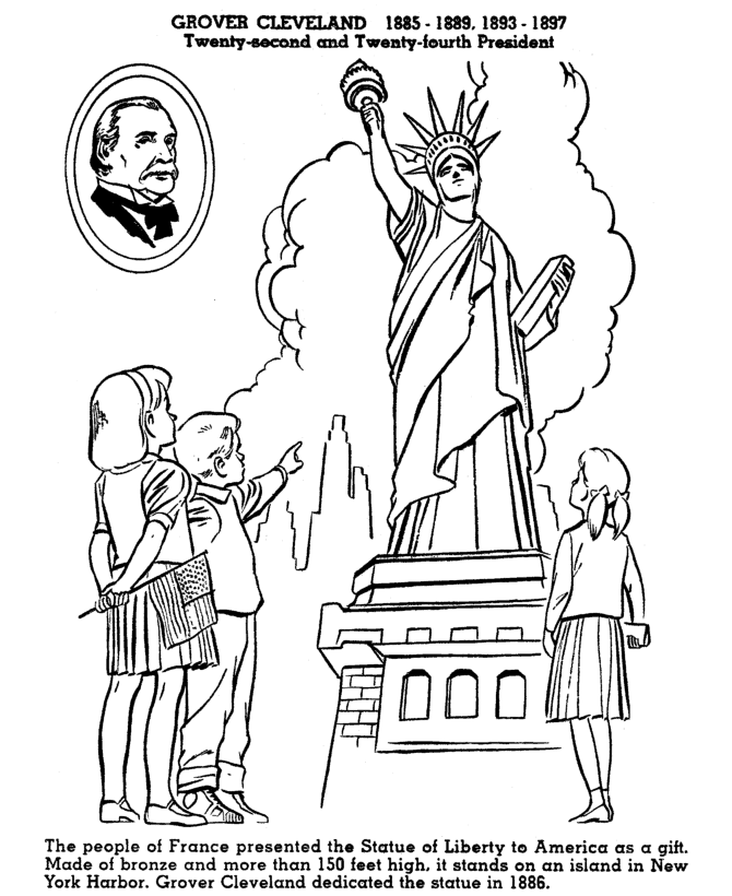  Grover Cleveland Coloring Page