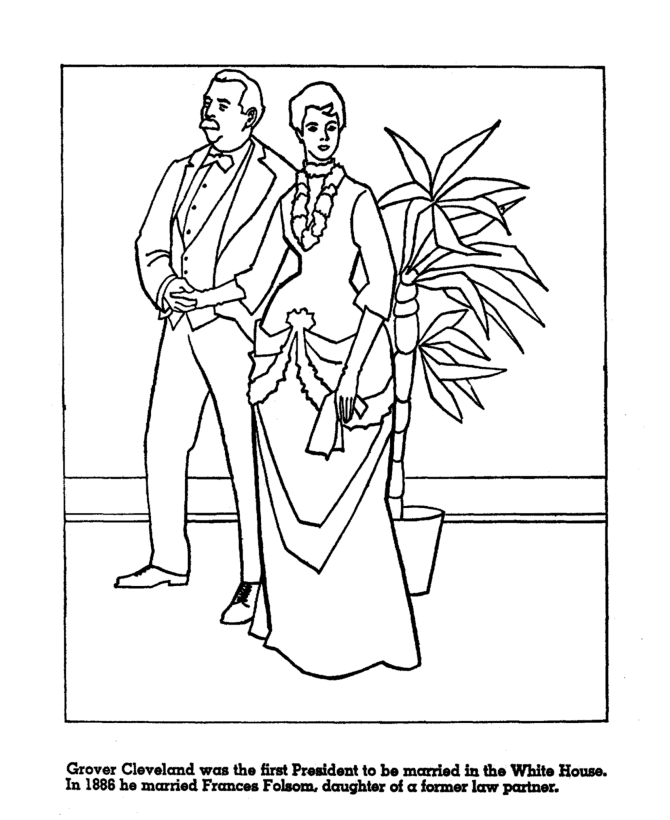  Grover Cleveland Coloring Page