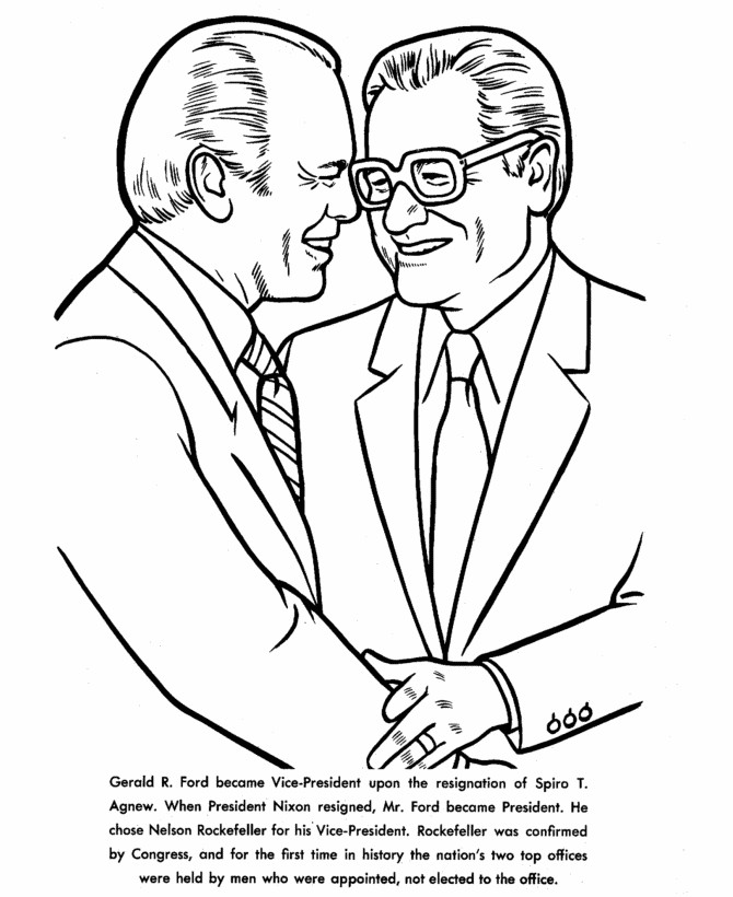  Gerald Ford Coloring Page