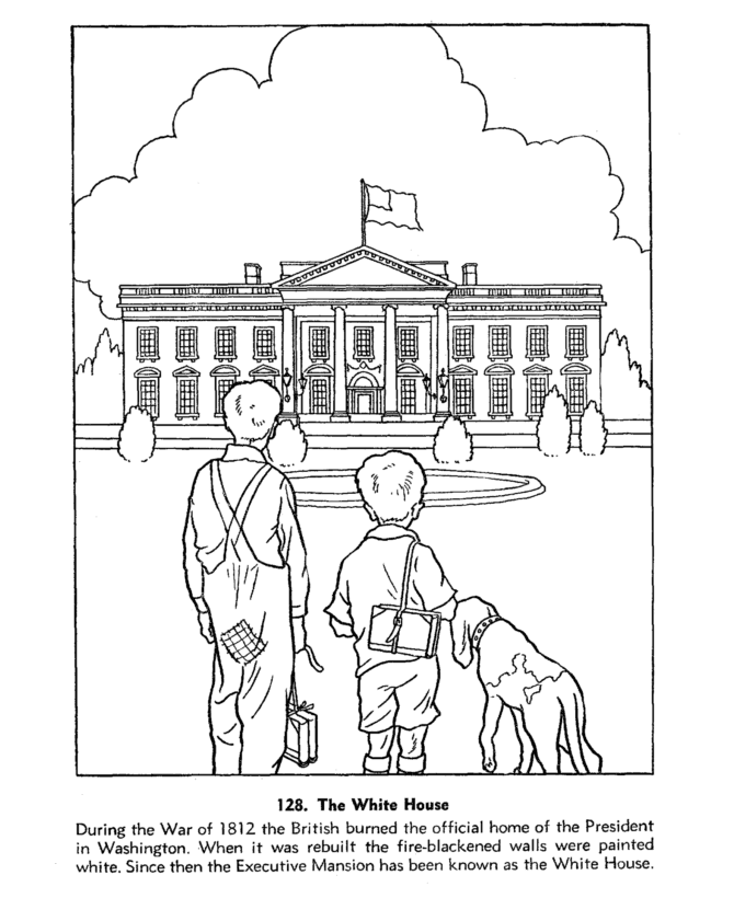 oval office coloring page