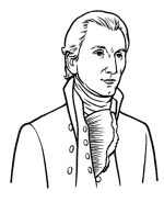 James Monroe coloring page