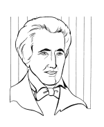President Andrew Jackson coloring page