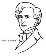 Franklin Pierce coloring page