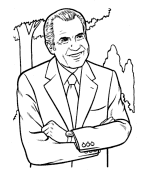  Richard M Nixon coloring page